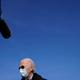 President-elect Joe Biden speaks to reporters before boarding his plane at New Castle Airport on Dec. 15, 2020.